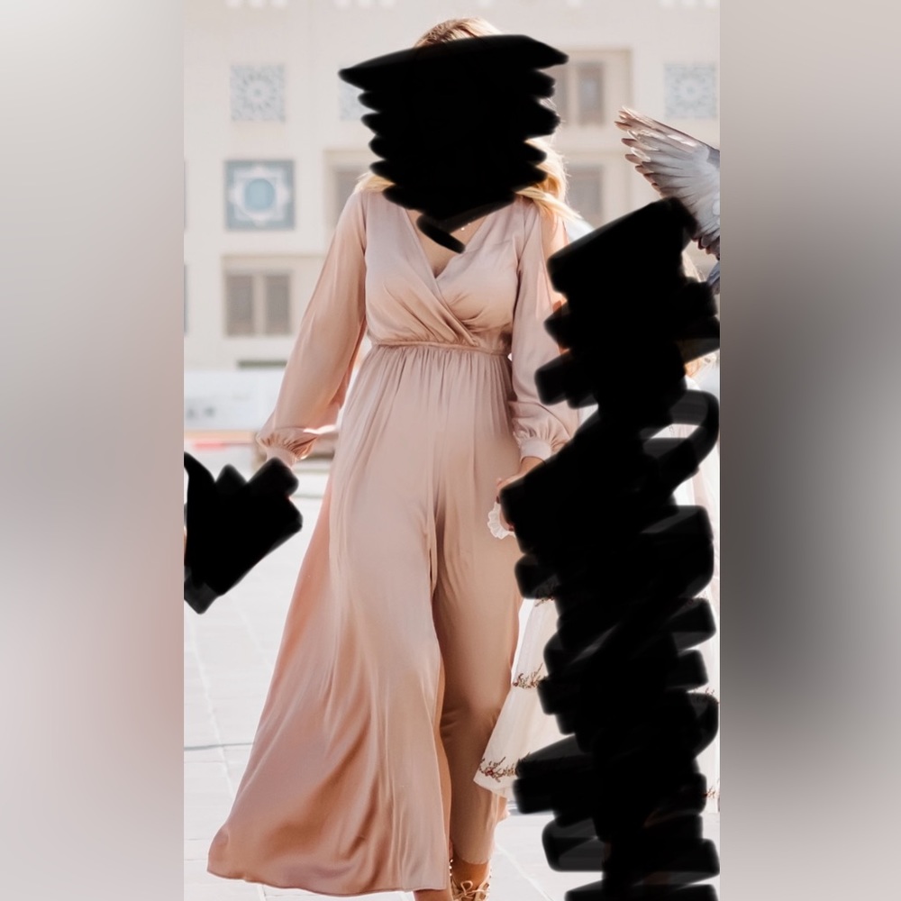 Long silk dress